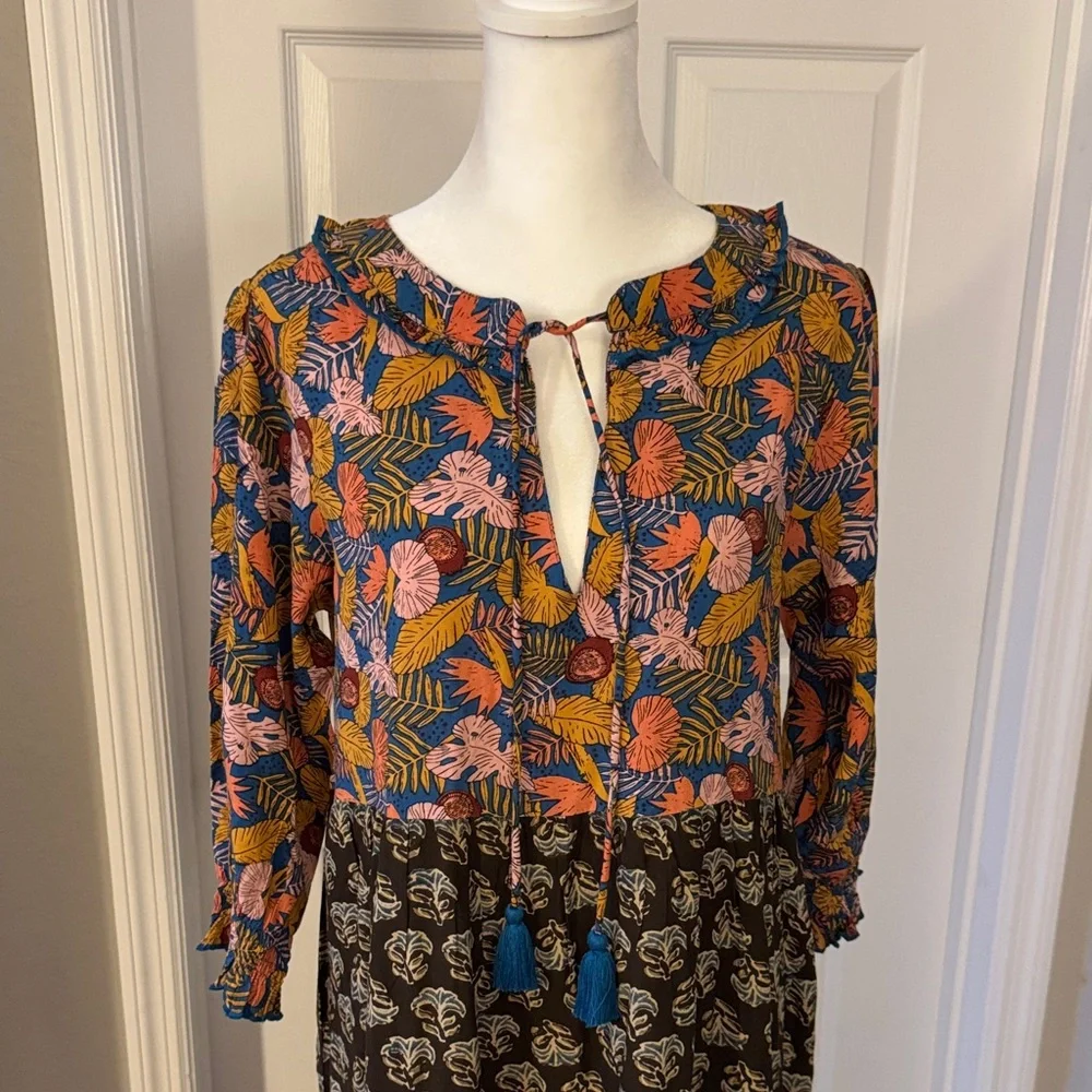 Natural Life Floral Patterned Maxi Dress - Picture 2 of 11